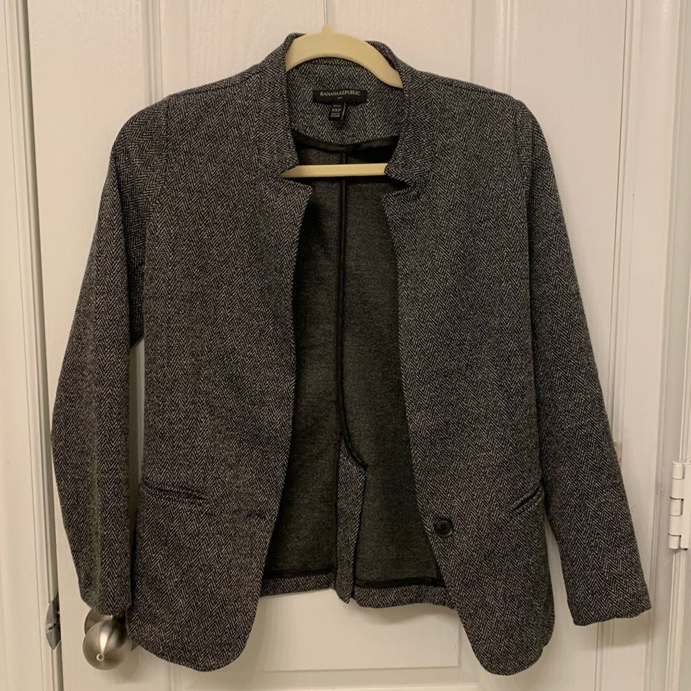 Gray Banana Republic Blazer
